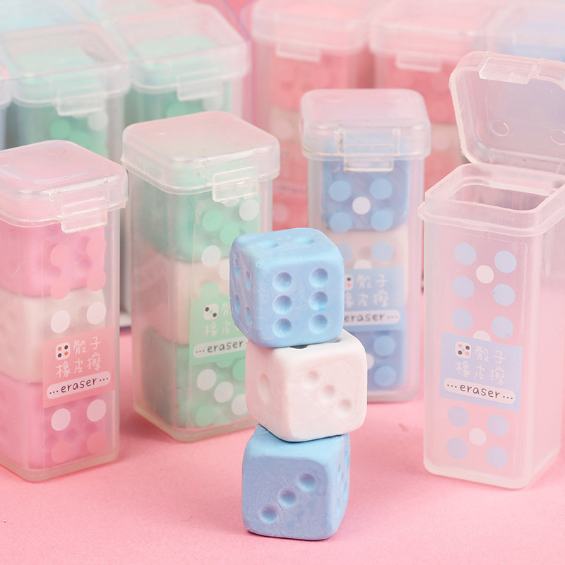 Cartoon Multi-Color Optional Dice Eraser (1)